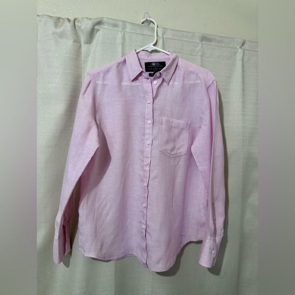 J. Crew Women’s Light Pink Casual Button-Down Shirt - Picture 6 of 7
